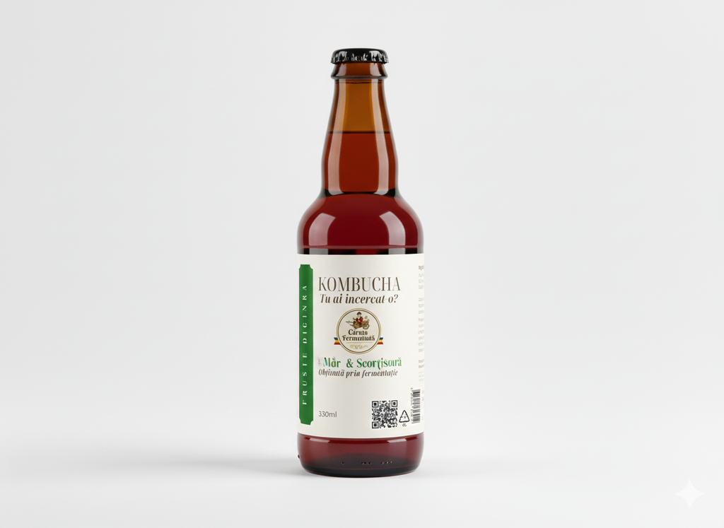 Kombucha - Măr & Scorțișoară