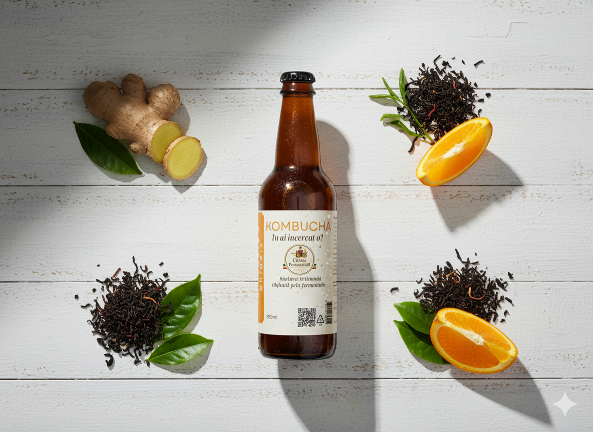 Kombucha - Portocale & Ghimbir