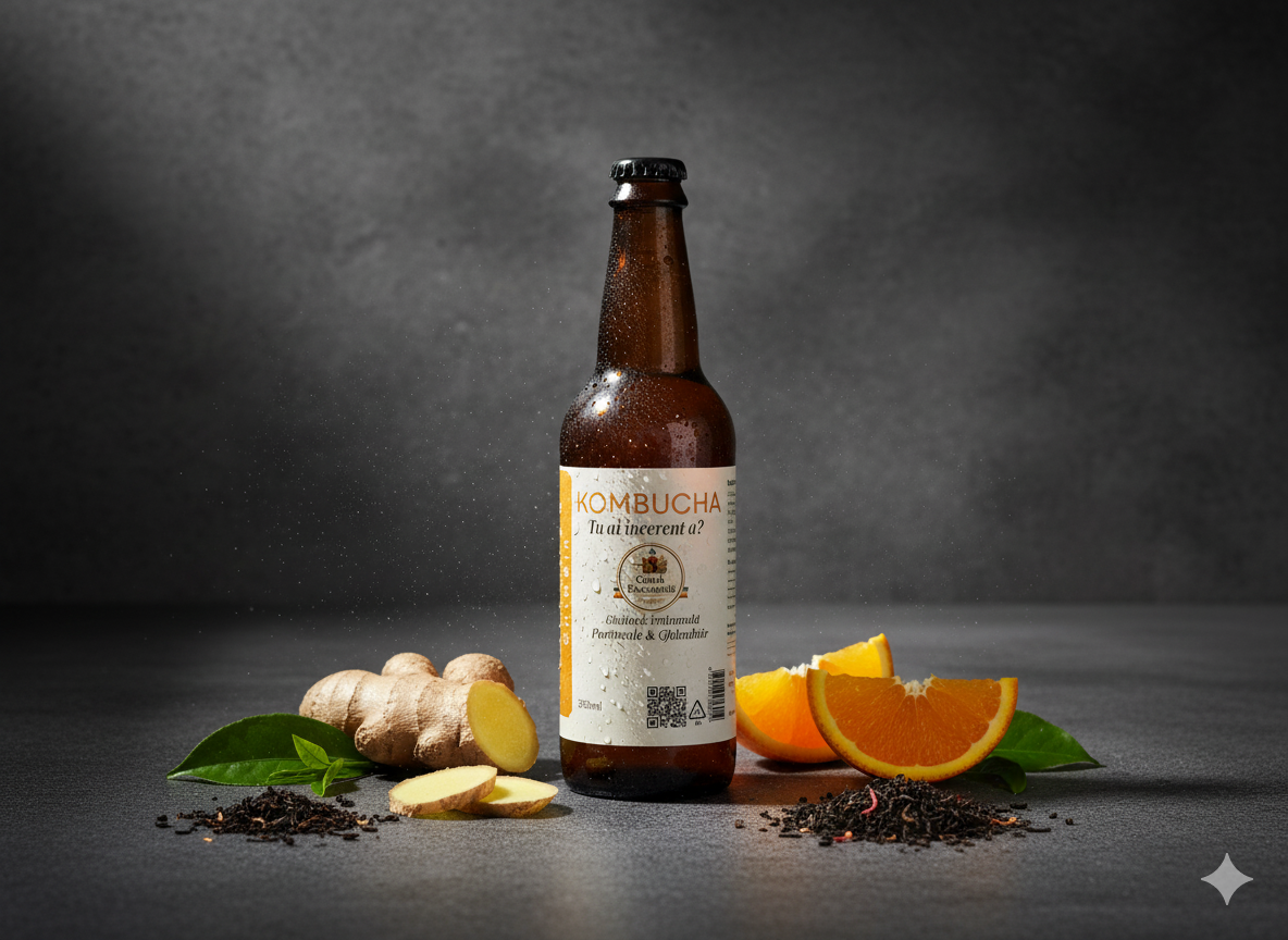 Kombucha - Portocale & Ghimbir