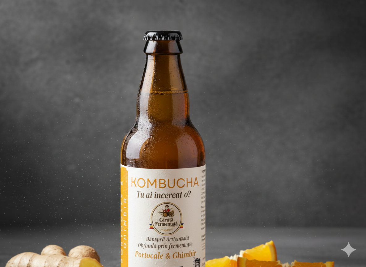 Kombucha - Portocale & Ghimbir